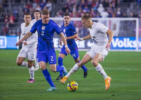 Football, Julian Gressel made his debut for the US national team - archive photos