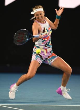 Mandatory Credit: Photo by James Gourley Shutterstock (13736329u) Victoria Azarenka of Belarus Australian Open, Day Eleven, Tennis, Melbourne Park, Melbourne, Australia - 26 Jan 2023 Australian Open, Day Eleven, Tennis, Melbourne Park, Melbourne, Australia - 26 Jan 2023 Copyright: xJamesxGourley Shutterstockx 13736329u