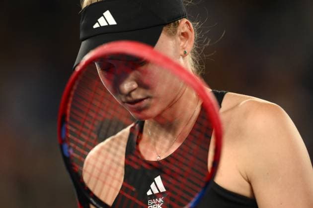Mandatory Credit: Photo by James Gourley Shutterstock (13736329aq) Elena Rybakina of Kazakhstan Australian Open, Day Eleven, Tennis, Melbourne Park, Melbourne, Australia - 26 Jan 2023 Australian Open, Day Eleven, Tennis, Melbourne Park, Melbourne, Australia - 26 Jan 2023 Copyright: xJamesxGourley Shutterstockx 13736329aq
