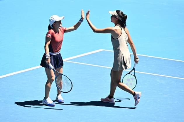 Tennis, Australian Open, Day 12, Womens Doubles