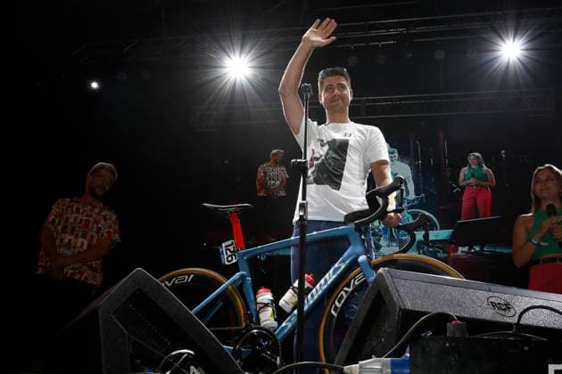 Sport Bilder des Tages Radsport, Peter Sagan kündigt während eines Pressetermins Karriereende an 26-01-2023 Conferenza Stampa Annuncio Ritiro Peter Sagan; 2023, Totalenergies; Sagan, Peter; 