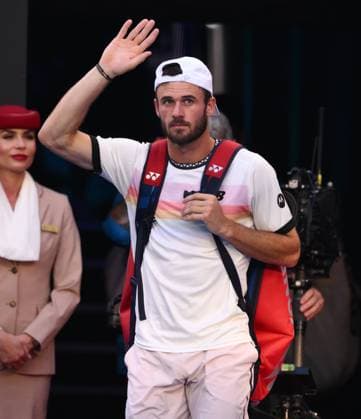Mandatory Credit: Photo by James Gourley Shutterstock (13736332dl) Tommy Paul of the USA arrives on court Australian Open, Day Twelve, Tennis, Melbourne Park, Melbourne, Australia - 27 Jan 2023 Australian Open, Day Twelve, Tennis, Melbourne Park, Melbourne, Australia - 27 Jan 2023  Copyright: xJamesxGourley Shutterstockx 13736332dl