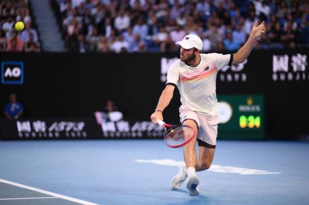 Mandatory Credit: Photo by James Gourley Shutterstock (13736332em) Tommy Paul of the USA Australian Open, Day Twelve, Tennis, Melbourne Park, Melbourne, Australia - 27 Jan 2023 Australian Open, Day Twelve, Tennis, Melbourne Park, Melbourne, Australia - 27 Jan 2023  Copyright: xJamesxGourley Shutterstockx 13736332em