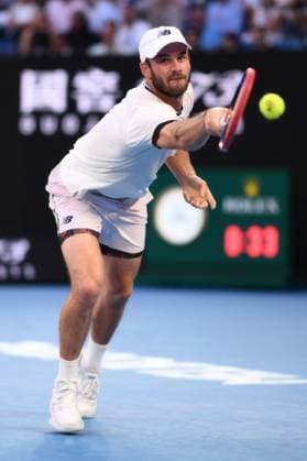 Mandatory Credit: Photo by James Gourley Shutterstock (13736332en) Tommy Paul of the USA Australian Open, Day Twelve, Tennis, Melbourne Park, Melbourne, Australia - 27 Jan 2023 Australian Open, Day Twelve, Tennis, Melbourne Park, Melbourne, Australia - 27 Jan 2023  Copyright: xJamesxGourley Shutterstockx 13736332en