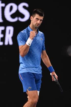 Mandatory Credit: Photo by James Gourley Shutterstock (13736332fj) Novak Djokovic of Serbia Australian Open, Day Twelve, Tennis, Melbourne Park, Melbourne, Australia - 27 Jan 2023 Australian Open, Day Twelve, Tennis, Melbourne Park, Melbourne, Australia - 27 Jan 2023 Copyright: xJamesxGourley Shutterstockx 13736332fj