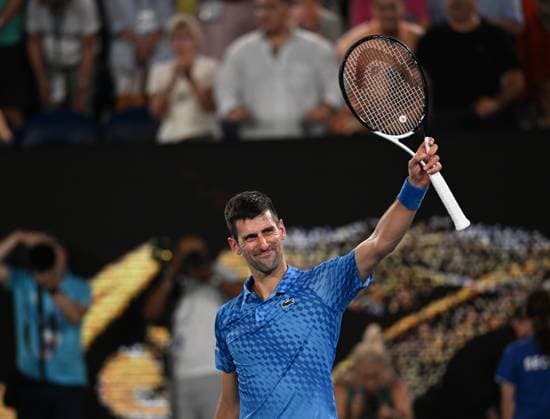 2023 Australian Open Novak Djokovic SRB