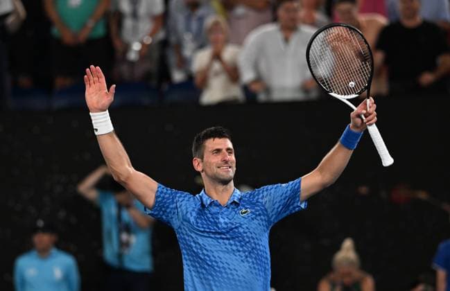 2023 Australian Open Novak Djokovic SRB