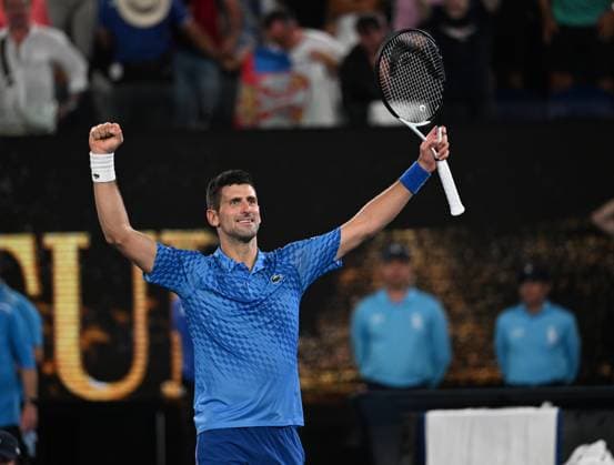 2023 Australian Open Novak Djokovic SRB