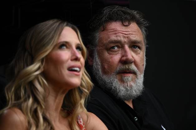 Tennis, Australian Open, Women, Final, Russel Crowe in the stands