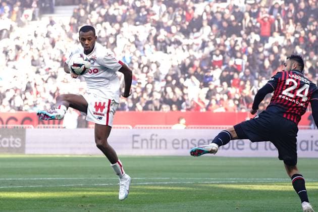Tiago Djalo (Lille) FOOTBALL : OGC Nice vs Lille - Ligue 1 Ubereats - Nice - 29 01 2023 NorbertScanella Panoramic 