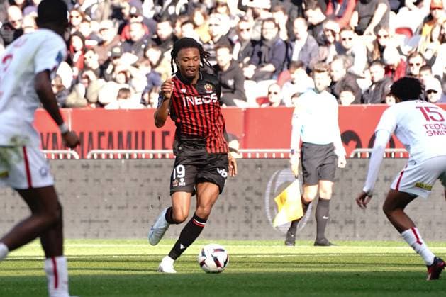 Khephren Thuram (OGC Nice) FOOTBALL : OGC Nice vs Lille - Ligue 1 Ubereats - Nice - 29 01 2023 NorbertScanella Panoramic 