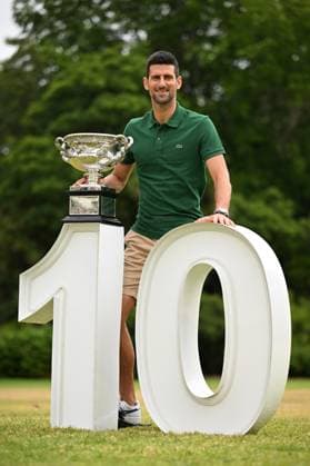 TENNIS AUSTRALIAN OPEN MENS SINGLES WINNER, Novak Djokovic of Serbia poses for a photograph with the Norman Brooks Challenge Cup following his win in the men?s singles final in the 2023 Australian Open tennis tournament, at Government House in Melbourne, Monday, January 30, 2023. ( NO ARCHIVING, EDITORIAL USE ONLY, NO USE IN BOOKS WITHOUT CONSENT MELBOURNE VICTORIA AUSTRALIA  Copyright: xJAMESxROSSx 20230130001758158592