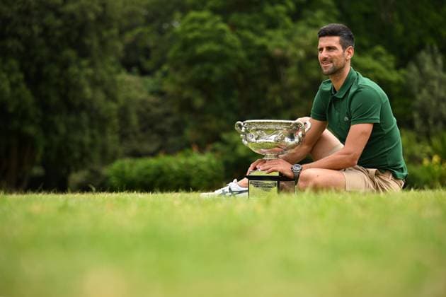 Tennis, Australian Open, Winner Novak Djokovic - Photo Shoot