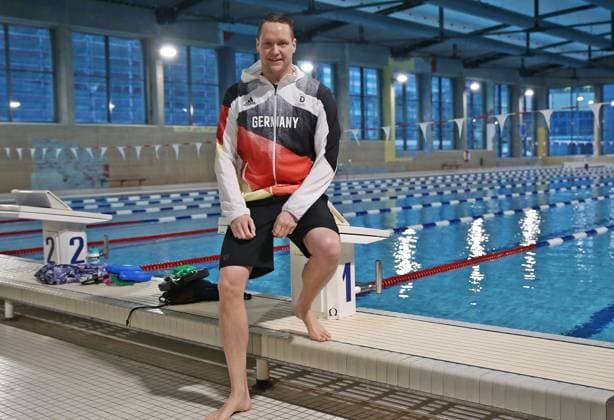 Andreas Waschburger schwimmt in Rekordzeit um Manhattan, Archivbilder 01.02.2023, xssnsmx, Schwimmen Shooting, Andreas Waschburger - Shooting emspor, v.l. Andreas Waschburger im Outfit der deutschen Nationalmannschaft (DFL DFB REGULATIONS PROHIBIT ANY USE OF PHOTOGRAPHS as IMAGE SEQUENCES and or QUASI-VIDEO) Saarbrücken *** 01 02 2023, xssnsmx, swimming shooting, Andreas Waschburger shooting emspor, v l Andreas Waschburger in the outfit of the German national team DFL DFB REGULATIONS PROHIBIT ANY USE OF PHOTOGRAPHS as IMAGE SEQUENCES and or QUASI VIDEO Saarbrücken