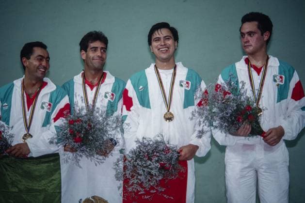 _JO1992_PV_M_ during the Basque Pelota Mens Exhibition competition during the Barcelona 1992 Olympic Games, Olympische Spiele, Olympia, OS <br><br> durante la competencia de Pelota Vasca Exhibicion Varonil durante los Juegos Olimpicos de Barcelona 1992. BARCELONA ESPANA ESPANA  Copyright: xDavidxLeahx 20200629195422_JO1992_PV_M_SALAZAR5