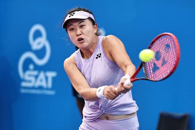 Zhu Lin, CHN, during quarter finals of 2023 Thailand Open in Hua Hin, 03 02 2023