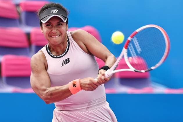 Heather Watson, GBR, during quarter finals of 2023 Thailand Open in Hua Hin, 03 02 2023