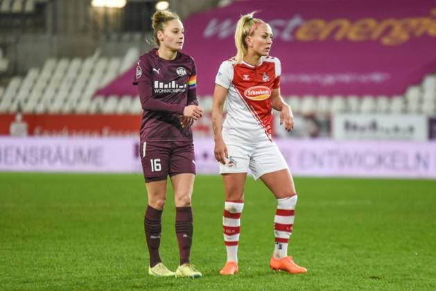 Jacqueline Meißner SGS Essen vs 1 FC Köln 03 02 2023 Jacqueline Meißner 11 matchday of the Flyeralarm Womens Bundesliga season 2022 2023 SGS Essen vs 1 FC Köln on 3 February 2023 at Stadion an der Hafenstraße in Essen North Rhine Westphalia Germany final score 4 0 in front of 1 307 spectators