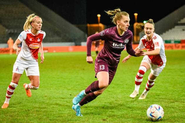 Maike Berentzen SGS Essen vs 1 FC Köln 03 02 2023 Maike Berentzen 11 matchday of the Flyeralarm Womens Bundesliga season 2022 2023 SGS Essen vs 1 FC Köln on 3 February 2023 at Stadion an der Hafenstraße in Essen North Rhine Westphalia Germany final score 4 0 in front of 1 307 spectators
