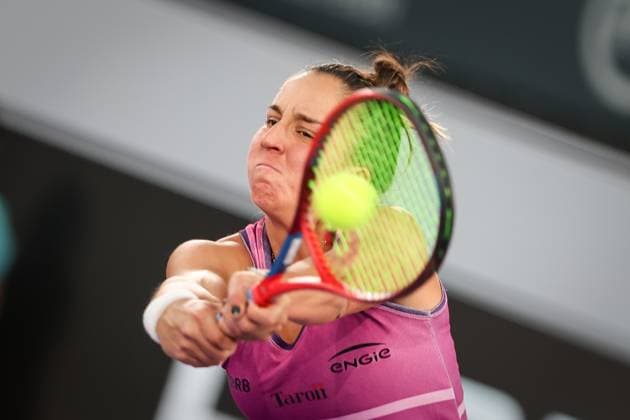 TENNIS - WTA, Tennis Damen Upper Austria Ladies Linz LINZ,AUSTRIA,05.FEB.23 - TENNIS - WTA Tour, Upper Austria Ladies Linz, qualification. Image shows Ingrid Gamara Martins (BRA).  GEPAxpictures xManfredxBinder