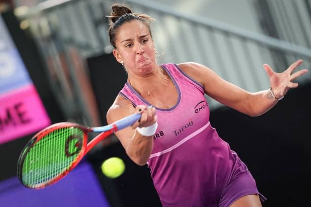 TENNIS - WTA, Tennis Damen Upper Austria Ladies Linz LINZ,AUSTRIA,05.FEB.23 - TENNIS - WTA Tour, Upper Austria Ladies Linz, qualification. Image shows Ingrid Gamara Martins (BRA).  GEPAxpictures xManfredxBinder