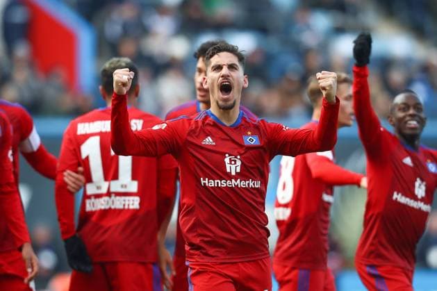 Bilder des Jahres 2023, Sport 02 Februar Sport Themen der Woche KW05 Sport Bilder des Tages 05.02.2023, xtgx, Fussball 2. Bundesliga, FC Hansa Rostock - Hamburger SV emspor, v.l. Ludovit Reis (HSV, 14) Jubel, Torjubel, jubelt ueber das Tor, celebrate the goal, celebration (DFL DFB REGULATIONS PROHIBIT ANY USE OF PHOTOGRAPHS as IMAGE SEQUENCES and or QUASI-VIDEO) Rostock *** 05 02 2023, xtgx, football 2 Bundesliga, FC Hansa Rostock Hamburger SV emspor, v l Ludovit Reis HSV, 14 Jubel, Torjubel, jubelt über das Tor, celebrate the goal, celebration DFL DFB REGULATIONS PROHIBIT ANY USE OF PHOTOGRAPHS as IMAGE SEQUENCES and or QUASI VIDEO Rostock