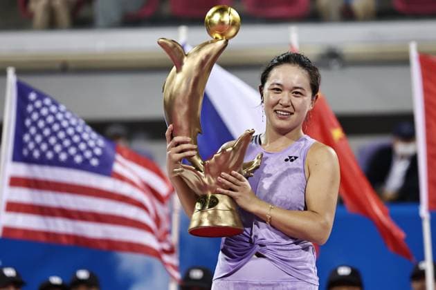 Tennis, WTA Tournament in Hua Hin, Thailand, Winner Zhu Lin