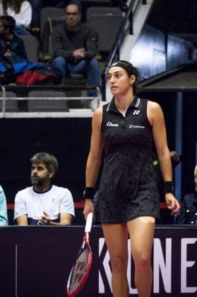La joueuse de tennis Caroline Garcia combative en finale face Ã l amÃ ricaine Alycia Parks - Open 6eme sens Immobilier MÃ tropole de Lyon 2023, tournoi de tennis fÃ minin WTA, Tennis Damen 250 de Caroline Garcia, Lyon 05 02 2022 - TENNIS : Finale - Open 6eme Sens Immobilier Lyon Metropole - 05 02 2023 SandrineThesillat Panoramic 