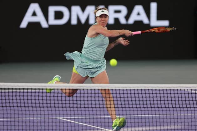 TENNIS - WTA, Tennis Damen Upper Austria Ladies Linz LINZ,AUSTRIA,05.FEB.23 - TENNIS - WTA Tour, Upper Austria Ladies Linz, qualification. Image shows Anastasia Pavlyuchenkova (RUS).  GEPAxpictures xManfredxBinder