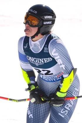 Sport Themen der Woche KW06 Sport Bilder des Tages ALPINE SKIING - FIS Ski WC Courchevel Meribel MERIBEL,FRANCE,06.FEB.23 - ALPINE SKIING - FIS Alpine World Ski Championships, alpine combined, Super G, ladies. Image shows Noa Szollos (ISR).  GEPAxpictures xDanielxGoetzhaber
