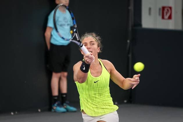 TENNIS - WTA, Tennis Damen Upper Austria Ladies Linz LINZ,AUSTRIA,06.FEB.23 - TENNIS - WTA Tour, Upper Austria Ladies Linz. Image shows Sara Errani (ITA).  GEPAxpictures xManfredxBinder