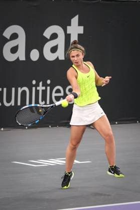 TENNIS - WTA, Tennis Damen Upper Austria Ladies Linz LINZ,AUSTRIA,06.FEB.23 - TENNIS - WTA Tour, Upper Austria Ladies Linz. Image shows Sara Errani (ITA).  GEPAxpictures xManfredxBinder