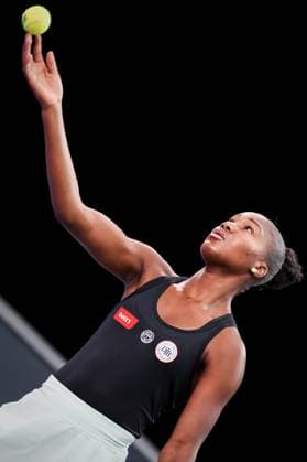 TENNIS - WTA, Tennis Damen Upper Austria Ladies Linz LINZ,AUSTRIA,06.FEB.23 - TENNIS - WTA Tour, Upper Austria Ladies Linz. Image shows Noma Noha Akugue (GER).  GEPAxpictures xManfredxBinder