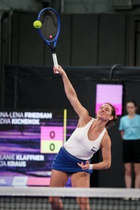 TENNIS - WTA, Tennis Damen Upper Austria Ladies Linz LINZ,AUSTRIA,06.FEB.23 - TENNIS - WTA Tour, Upper Austria Ladies Linz. Image shows Melanie Klaffner (AUT).  GEPAxpictures xManfredxBinder