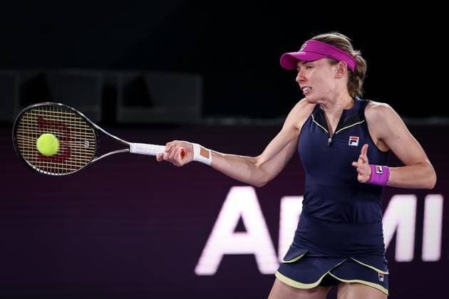 TENNIS - WTA, Tennis Damen Upper Austria Ladies Linz LINZ,AUSTRIA,06.FEB.23 - TENNIS - WTA Tour, Upper Austria Ladies Linz. Image shows Ekaterina Alexandrova (RUS).  GEPAxpictures xManfredxBinder