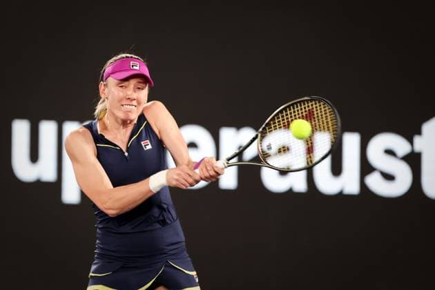TENNIS - WTA, Tennis Damen Upper Austria Ladies Linz LINZ,AUSTRIA,06.FEB.23 - TENNIS - WTA Tour, Upper Austria Ladies Linz. Image shows Ekaterina Alexandrova (RUS).  GEPAxpictures xManfredxBinder