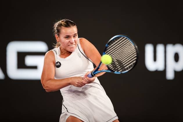 TENNIS - WTA, Tennis Damen Upper Austria Ladies Linz LINZ,AUSTRIA,06.FEB.23 - TENNIS - WTA Tour, Upper Austria Ladies Linz. Image shows Sofia Kenin (USA).  GEPAxpictures xManfredxBinder