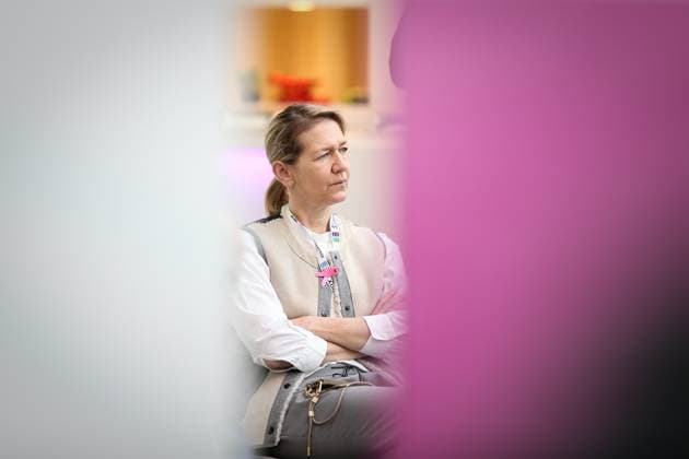TENNIS - WTA, Tennis Damen Upper Austria Ladies Linz LINZ,AUSTRIA,07.FEB.23 - TENNIS - WTA Tour, Upper Austria Ladies Linz. Image shows tournament director Sandra Reichel.  GEPAxpictures xManfredxBinder