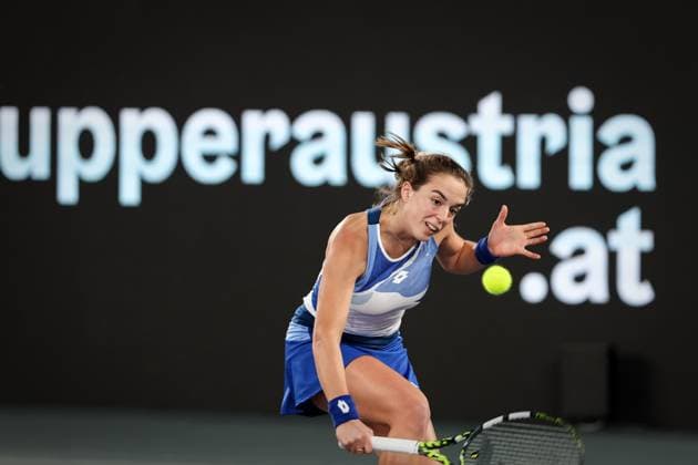 TENNIS - WTA, Tennis Damen Upper Austria Ladies Linz LINZ,AUSTRIA,07.FEB.23 - TENNIS - WTA Tour, Upper Austria Ladies Linz. Image shows Lucia Bronzetti (ITA).  GEPAxpictures xManfredxBinder