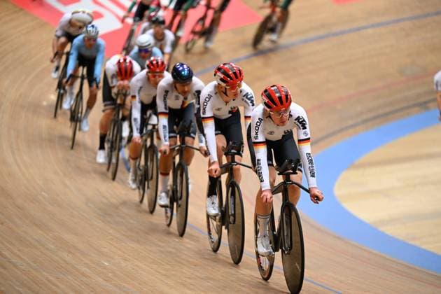 Bilder des Jahres 2023, Sport 02 Februar Sport Themen der Woche KW06 Sport Bilder des Tages 07-02-2023 Allenamento Europei Pista Grenchen 2023; 2023, Germany; Grenchen; 