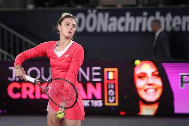 TENNIS - WTA, Tennis Damen Upper Austria Ladies Linz LINZ,AUSTRIA,07.FEB.23 - TENNIS - WTA Tour, Upper Austria Ladies Linz. Image shows Jaqueline Cristian (ROU).  GEPAxpictures xManfredxBinder