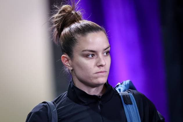 TENNIS - WTA, Tennis Damen Upper Austria Ladies Linz LINZ,AUSTRIA,07.FEB.23 - TENNIS - WTA Tour, Upper Austria Ladies Linz. Image shows Maria Sakkari (GRE).  GEPAxpictures xManfredxBinder