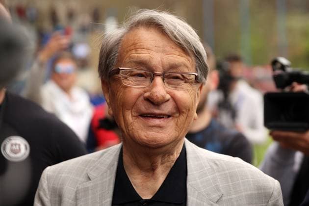 Miroslav ÄÜiro BlaÅ¾eviÄ‡ dobio je kljuÄeve i povelju grada Travnika 05.05.2022. Travnik - Humanitarna utakmica Hrvatskih protiv BiH nogometnih zvijezda. ArminxDurgut PIXSELL