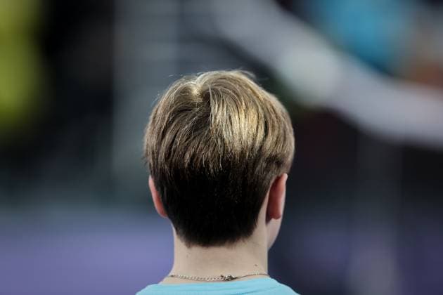 TENNIS - WTA, Tennis Damen Upper Austria Ladies Linz LINZ,AUSTRIA,08.FEB.23 - TENNIS - WTA Tour, Upper Austria Ladies Linz. Image shows a feature of a ball boy.  GEPAxpictures xManfredxBinder