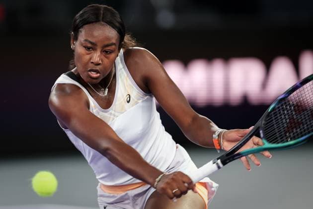 TENNIS - WTA, Tennis Damen Upper Austria Ladies Linz LINZ,AUSTRIA,08.FEB.23 - TENNIS - WTA Tour, Upper Austria Ladies Linz. Image shows Alycia Parks (USA).  GEPAxpictures xManfredxBinder