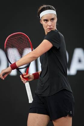 TENNIS - WTA, Tennis Damen Upper Austria Ladies Linz LINZ,AUSTRIA,08.FEB.23 - TENNIS - WTA Tour, Upper Austria Ladies Linz. Image shows Anhelina Kalinina (UKR).  GEPAxpictures xManfredxBinder