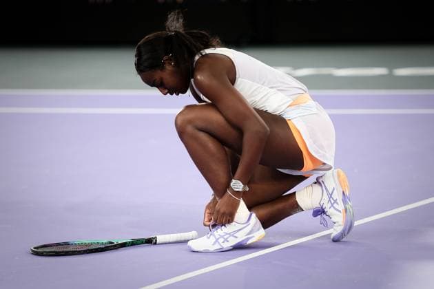 TENNIS - WTA, Tennis Damen Upper Austria Ladies Linz LINZ,AUSTRIA,08.FEB.23 - TENNIS - WTA Tour, Upper Austria Ladies Linz. Image shows Alycia Parks (USA).  GEPAxpictures xManfredxBinder