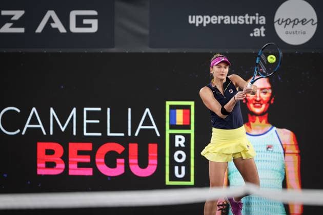 TENNIS - WTA, Tennis Damen Upper Austria Ladies Linz LINZ,AUSTRIA,08.FEB.23 - TENNIS - WTA Tour, Upper Austria Ladies Linz. Image shows Irina-Camelia Begu (ROU).  GEPAxpictures xManfredxBinder