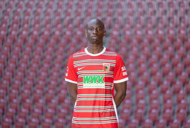 Kelvin Yeboah FC Augsburg 1 BL, Porträttermin 2022 2023,