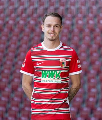 Irvin Cardona FC Augsburg 1 BL, Porträttermin 2022 2023,